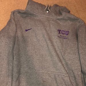 TCU beach volleyball Nike sweatshirt
